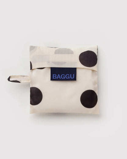 BABY BAGGU - CREAM AND BLACK POLKA DOT
