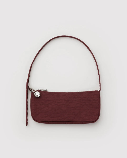 NYLON POUCHETTE - MAHOGANY