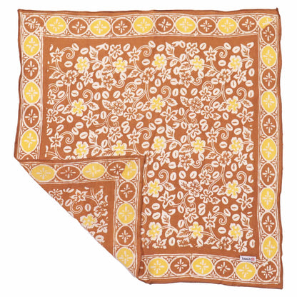 Batik Bandana - Sunset Orange Clementine