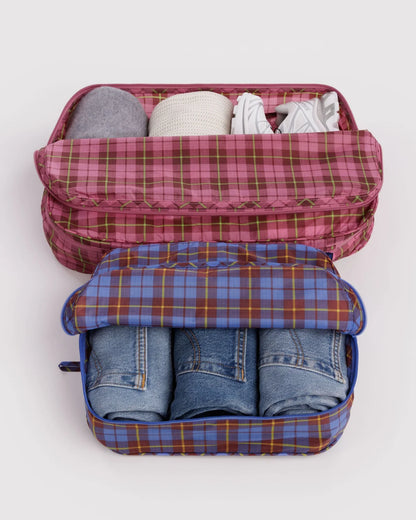 PACKING CUBE LARGE - CHECK MIX
