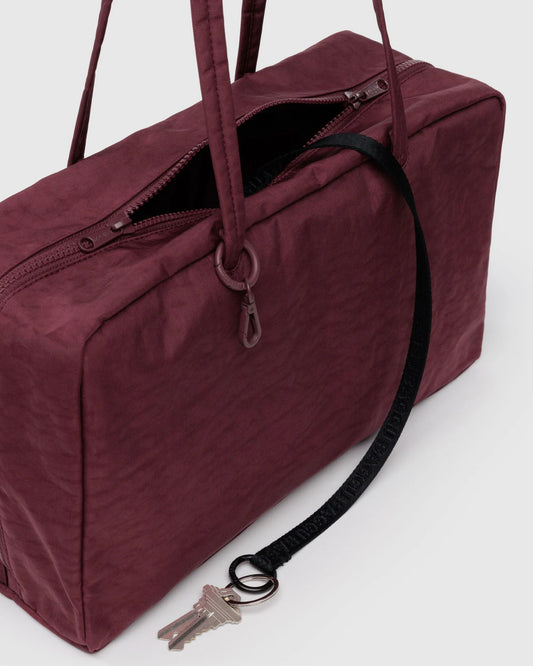 MEDIUM NYLON BOWLER BAG - MAGOHANY