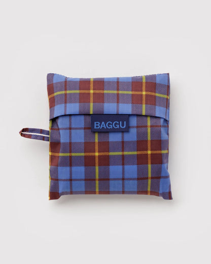 STANDARD BAGGU - BLUE TARTAN
