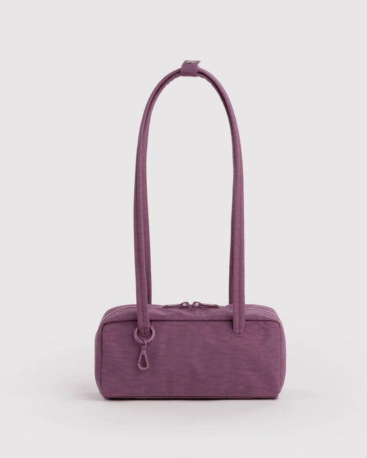 SMALL NYLON BOWLER BAG - WILD PLUM