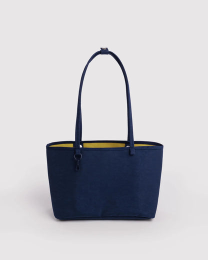 MEDIUM NYLON REVERSIBLE TOTE - NAVY MIX