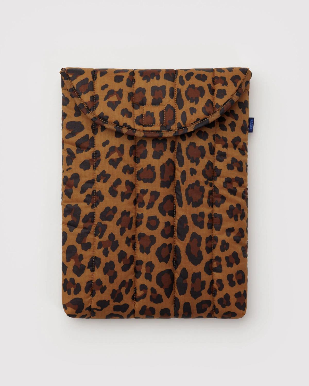 13" - 14" PUFFY LAPTOP SLEEVE - LEOPARD