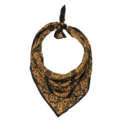 Batik Bandana - Brown + Black