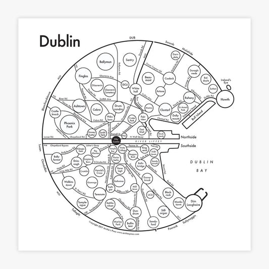 Dublin Letterpress Print