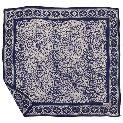 Batik Bandana - Blue Geometric