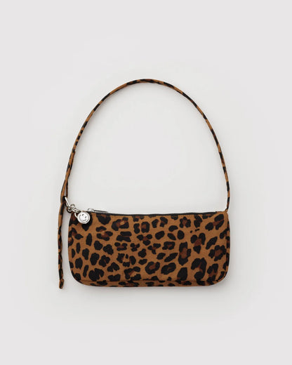 NYLON POUCHETTE - TAN HOUNDSTOOTH