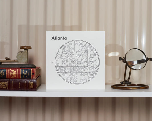 Atlanta Letterpress Print