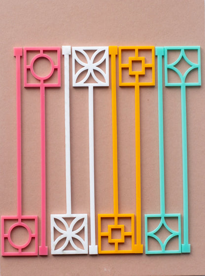 Breeze Block Swizzle Sticks