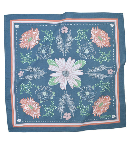 Bandana Calendula Blue