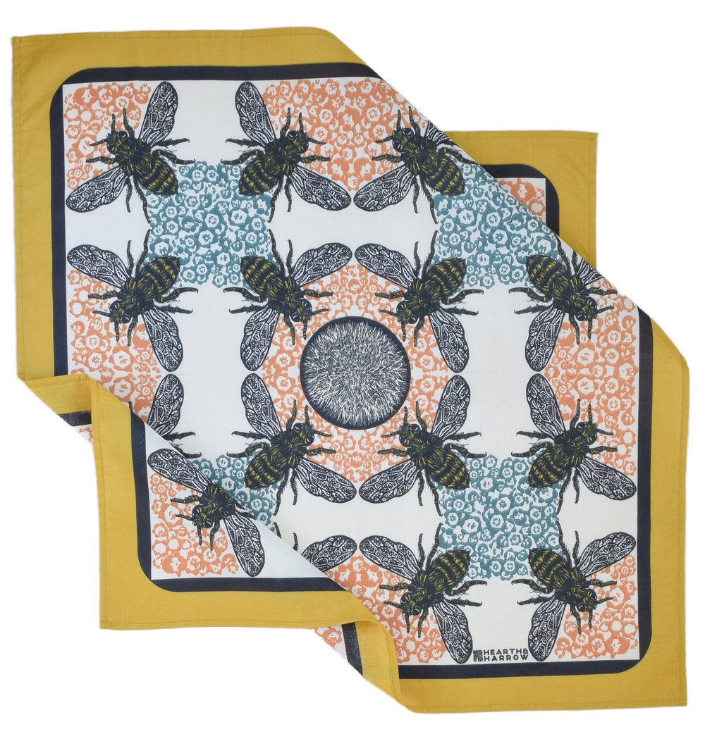 Bandana Honeybee Yellow