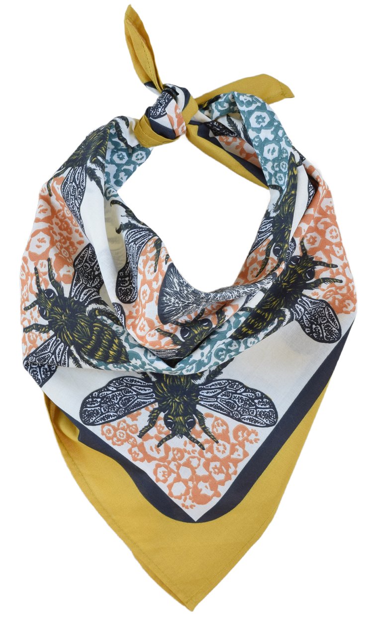 Bandana Honeybee Yellow