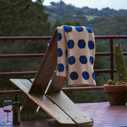 ECLIPSE THROW - WINE + ROYAL