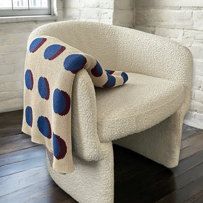 ECLIPSE THROW - WINE + ROYAL