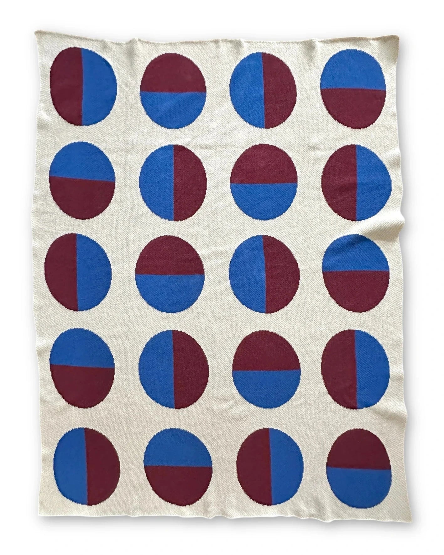 EQUINOX THROW - WINE + ROYAL