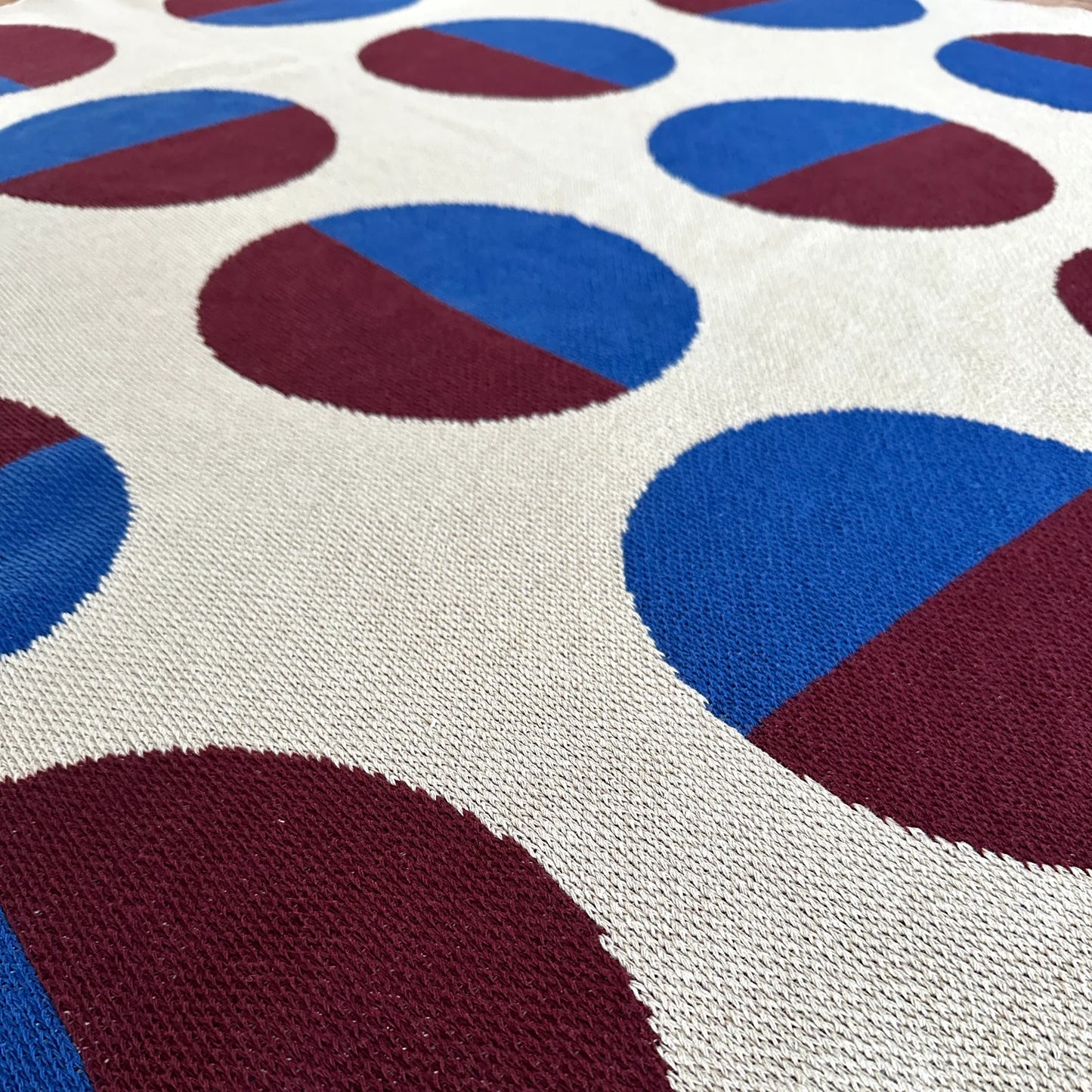 EQUINOX THROW - WINE + ROYAL