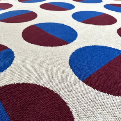 EQUINOX THROW - WINE + ROYAL