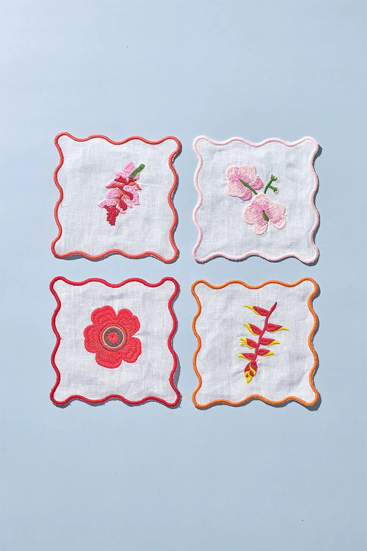 Flores Linen Napkin Set