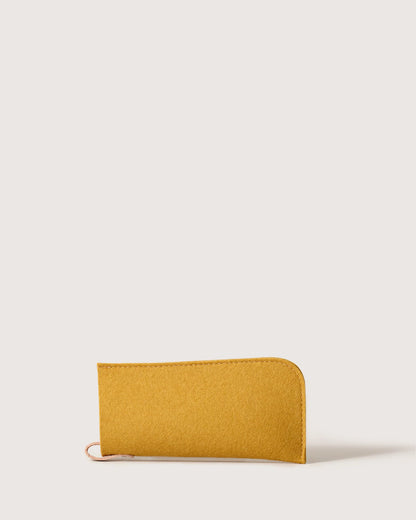 Wool Eyeglass Sleeve - Dijon