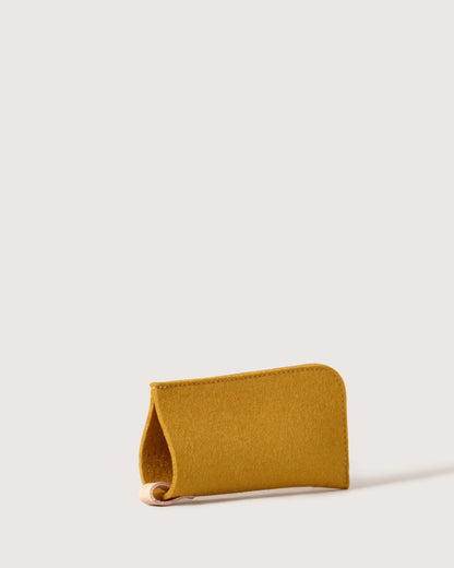 Wool Eyeglass Sleeve - Dijon
