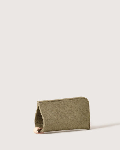 Wool Eyeglass Sleeve - Sage
