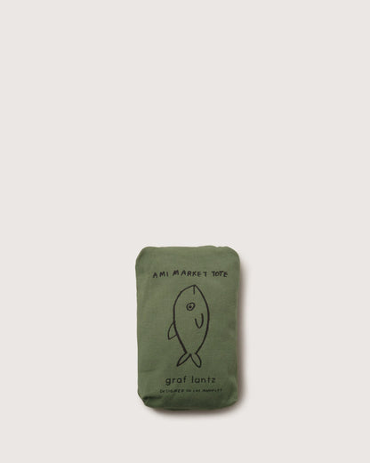 Ami Market Tote - Army