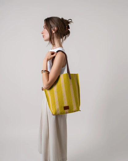 Hana Canvas Tote - Wheatfield