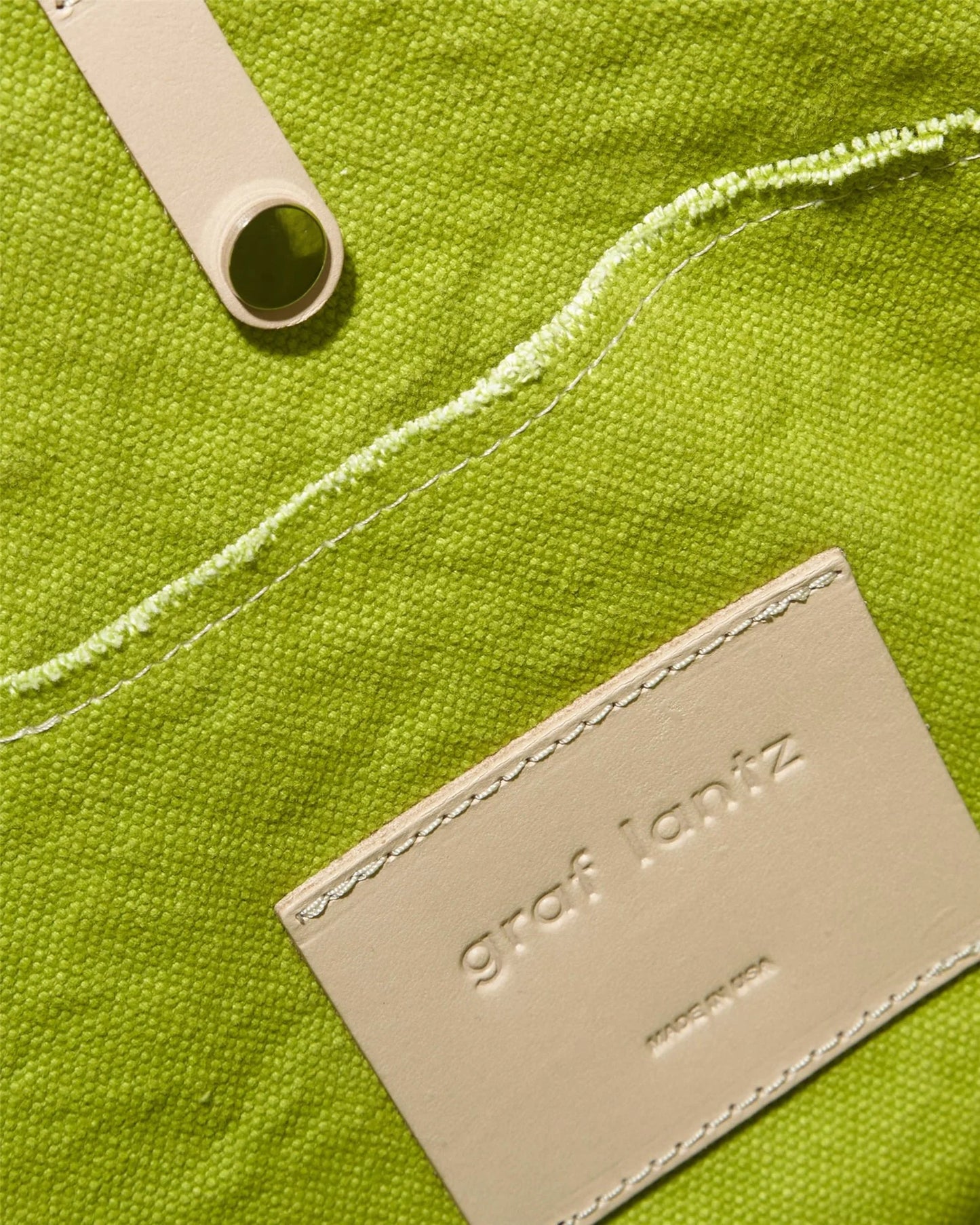 Hana Canvas Boat Bag - Kiwi