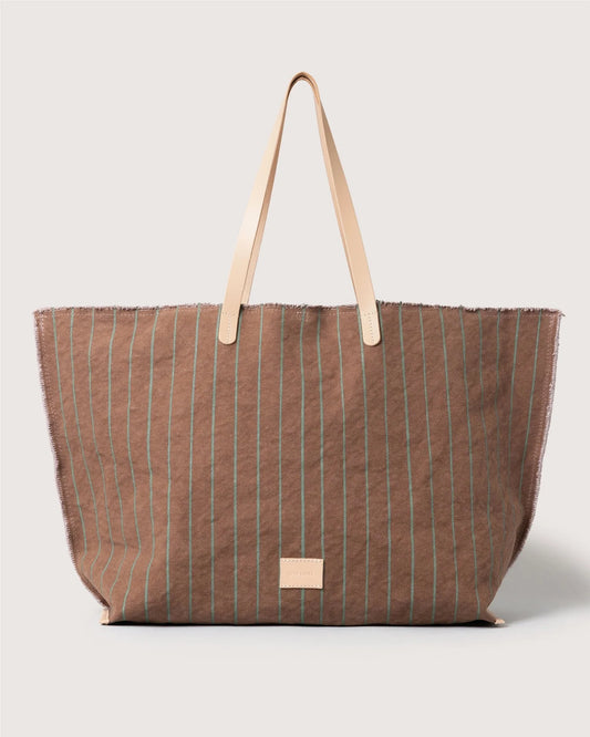 Hana Canvas Boat Bag - Sea Clay