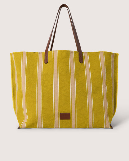 Hana Canvas Boat Bag - Wheatfield