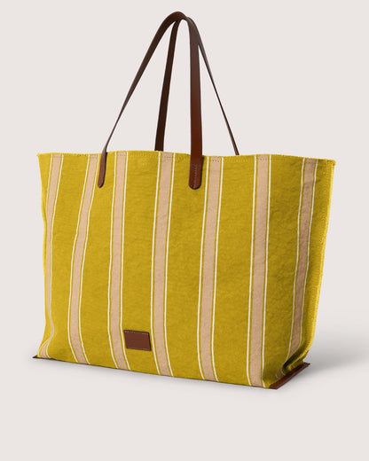 Hana Canvas Boat Bag - Wheatfield
