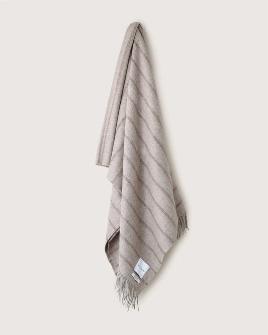 Haus Alpaca Throw - Canyon Stripe