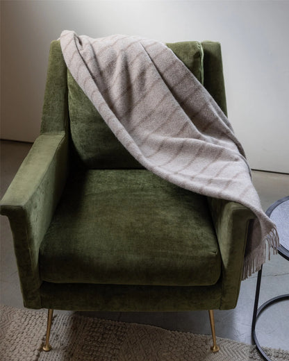 Haus Alpaca Throw - Canyon Stripe