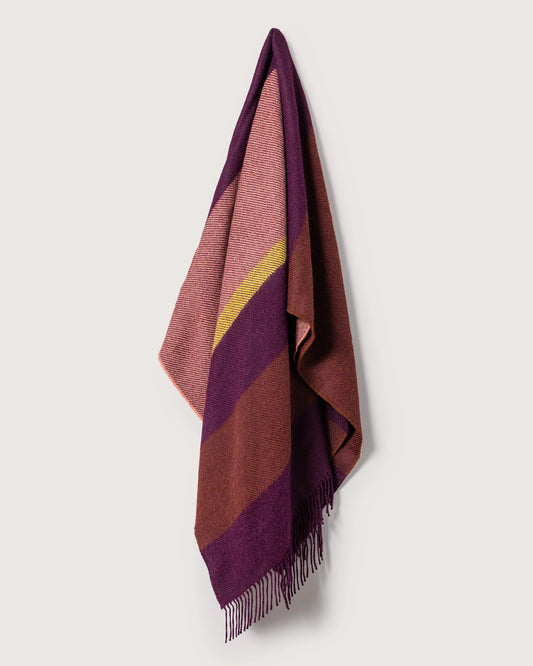 Haus Alpaca Throw - Spice Stripe