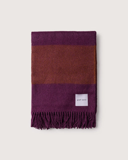 Haus Alpaca Throw - Spice Stripe