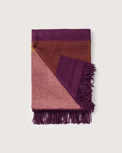 Haus Alpaca Throw - Spice Stripe