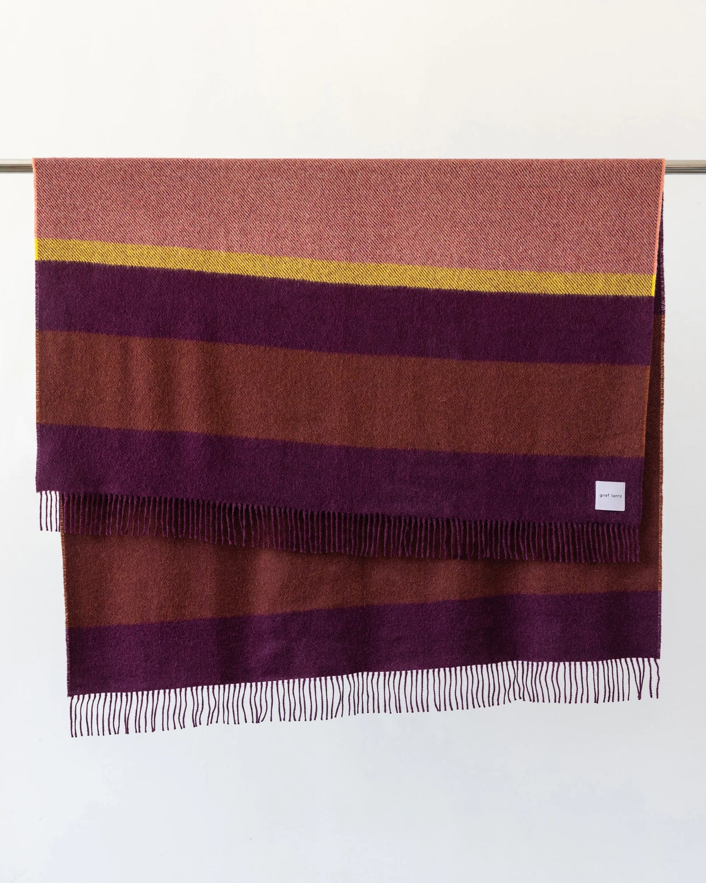 Haus Alpaca Throw - Spice Stripe