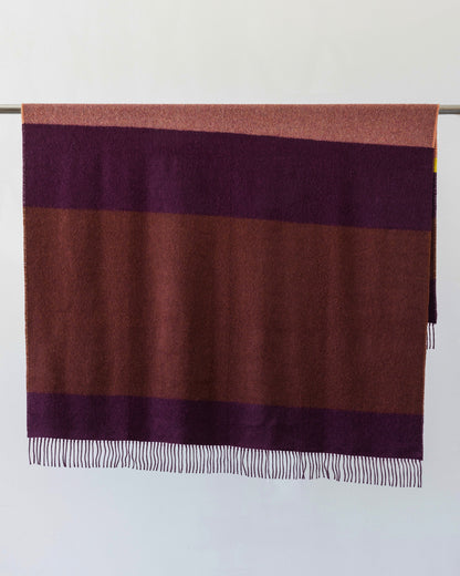Haus Alpaca Throw - Spice Stripe