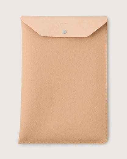 Merino Wool Laptop Sleeve - Latte