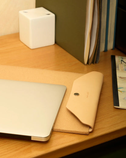Merino Wool Laptop Sleeve - Latte