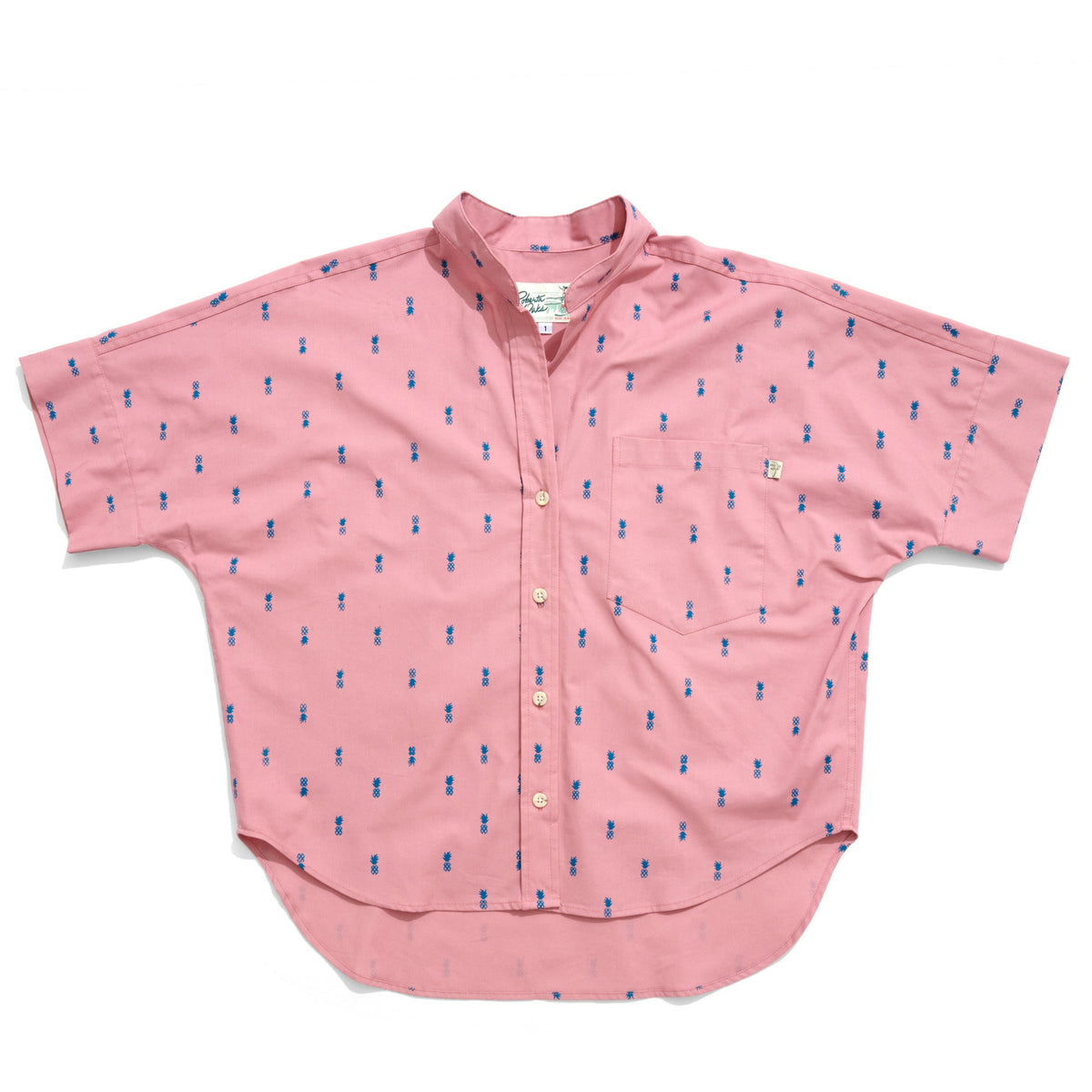 Pineapple Vintage Pink Harbor Shirt
