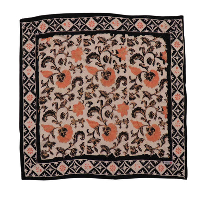Batik Bandana - Citrus Noir Peach Orange Black