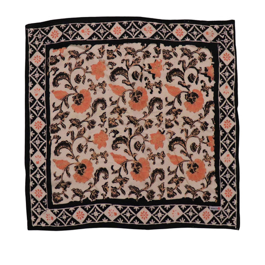 Batik Bandana - Citrus Noir Peach Orange Black