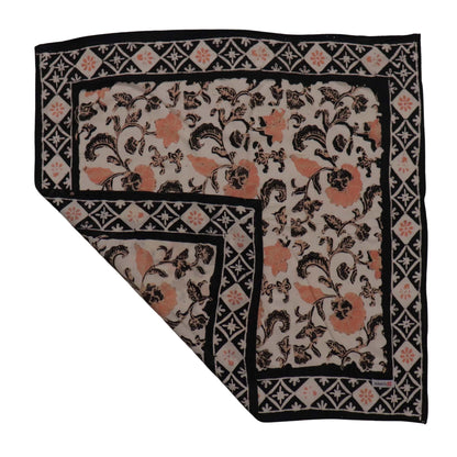 Batik Bandana - Citrus Noir Peach Orange Black