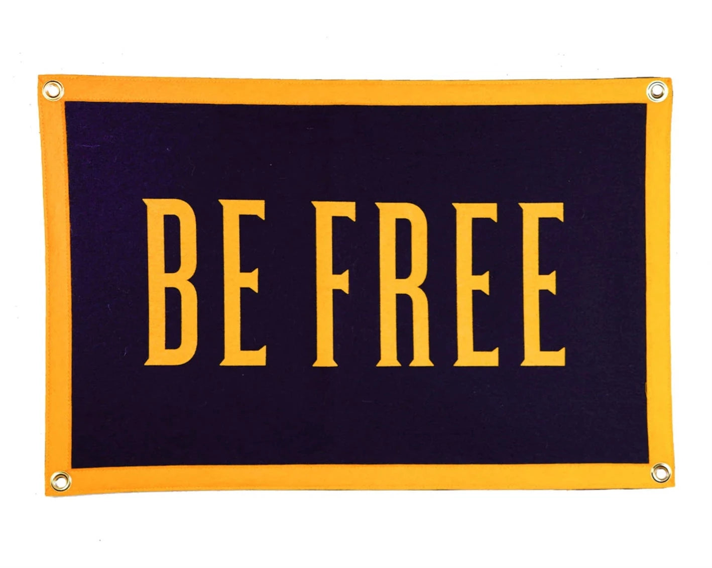 BE FREE CAMP FLAG