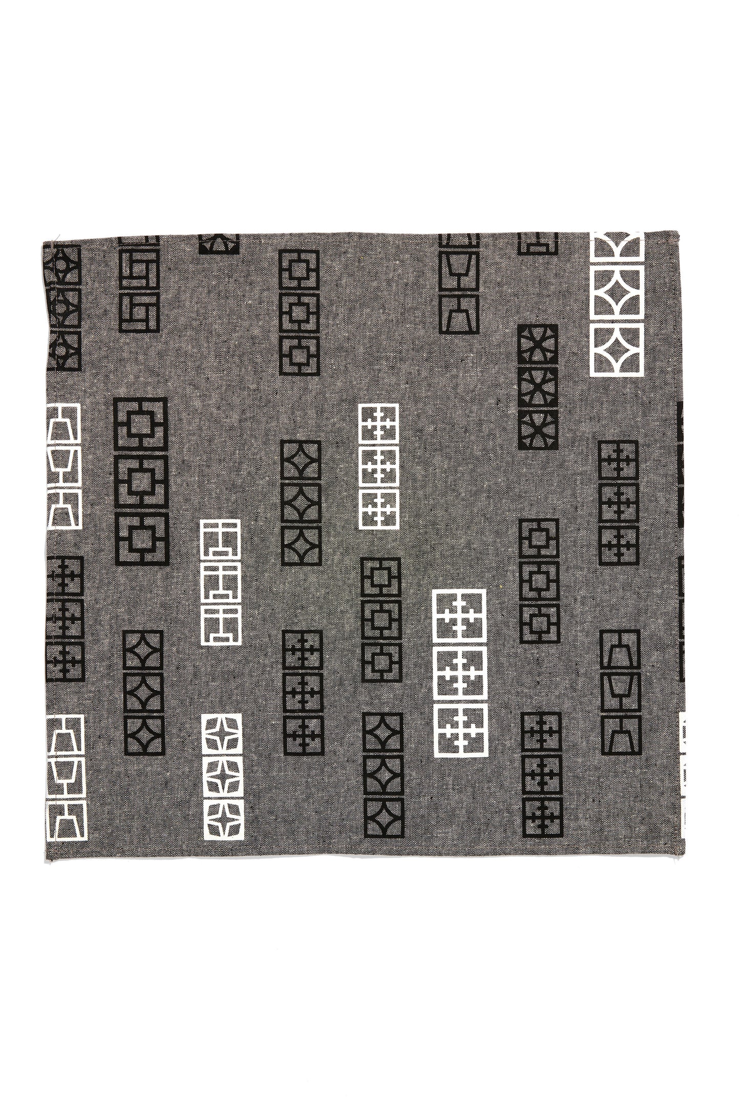 Breeze Block Napkin Set - Black