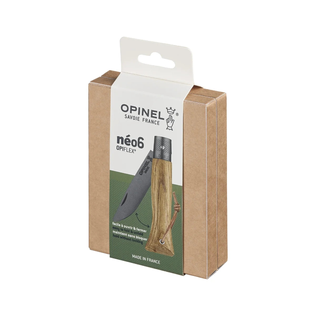 Neo 6 Folding Knife - Black Oak