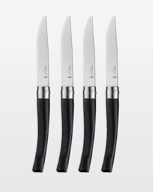 Premium Ebony Steak Knives - Set of 4